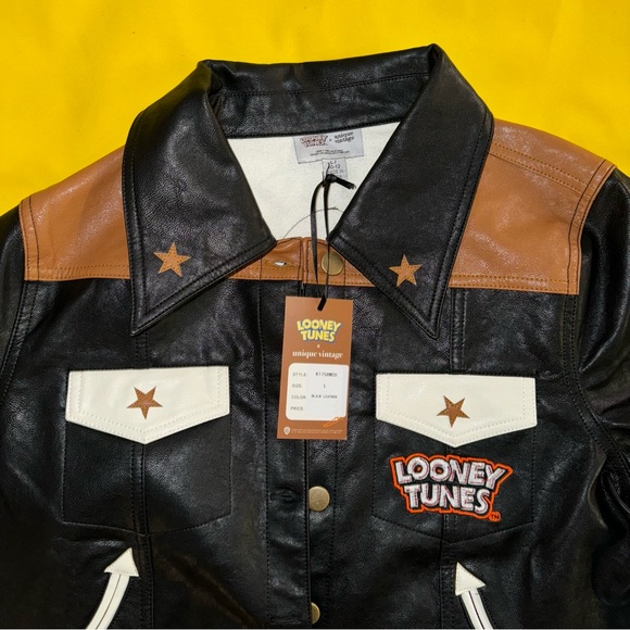 Looney Tunes X Unique Vintage Yosemite Sam Trucker Jacket - Picture 4 of 7
